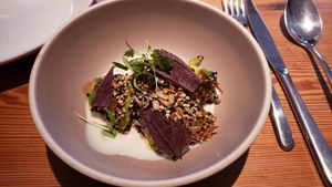 Avocado in seeds at Nix in New York City