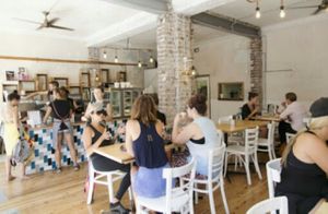 Inside at Sadhana Kitchen in Bondi Beach