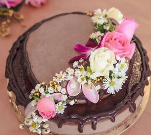 Chocolate Raspberry cake to order  at Sadhana Kitchen in Bondi Beach