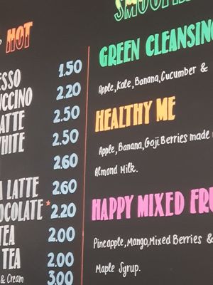 Special boards at Loving Hut - Southgate in Crawley