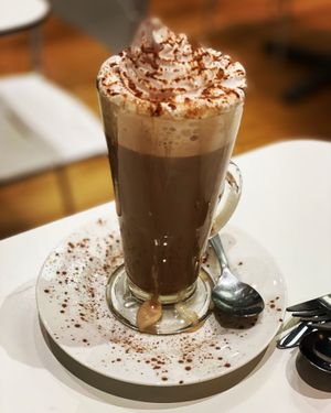 Hot chocolate  at Loving Hut - Southgate in Crawley