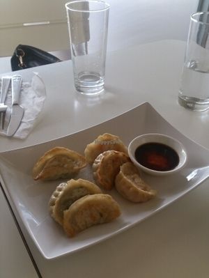 vegan dumplings, delicious!!! at Loving Hut - Southgate in Crawley