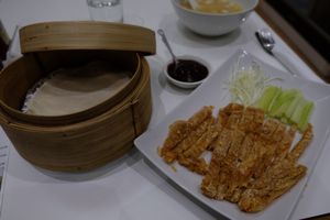 Crispy Aromatic Duck! at Loving Hut - Southgate in Crawley