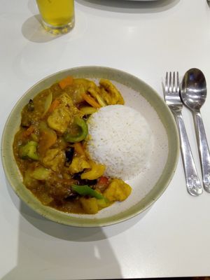 Malaysian curry with tofu at Loving Hut - Southgate in Crawley