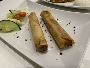 Spring rolls at Loving Hut - Southgate in Crawley