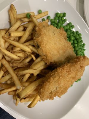 Fish and chips at Loving Hut - Southgate in Crawley