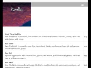 They'll do any vegetarian dish vegan-style, just ask! The Pad Thai is delicious.  at Neecha Thai in Oakland