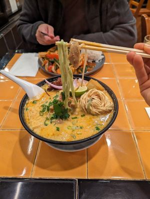 KAO SOI (veg.) at Neecha Thai in Oakland