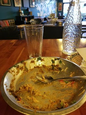 That was de licious at Chapati in Indianapolis