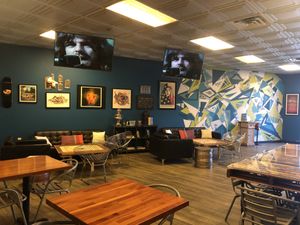 Beautiful interior at Chapati in Indianapolis