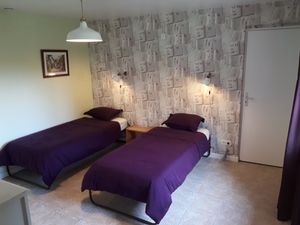 The bedroom in the Guesthouse at Mostarlic in Bouconville