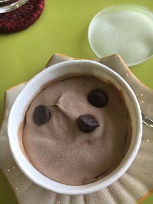 Vegan chocolate ice cream.   at Loving Hut Hoa Dang Express Food in Ho Chi Minh City