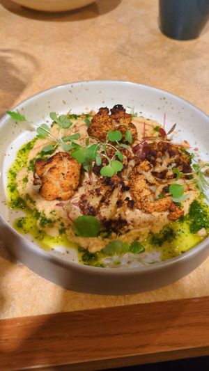 Harissa cauliflower at Glen Nevis Restaurant in Fort William