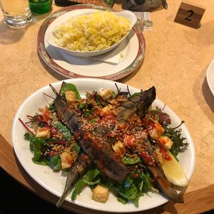 Miso aubergine large portion  at Glen Nevis Restaurant in Fort William