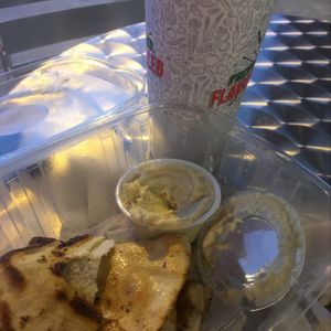 amazing pita and hummus at Pita Pit  in Columbus