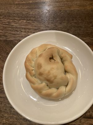 Spinach and Cheese Empanada  at Holi Vegan Kitchen in North Miami Beach