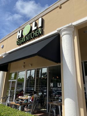 Entrance  at Holi Vegan Kitchen in North Miami Beach