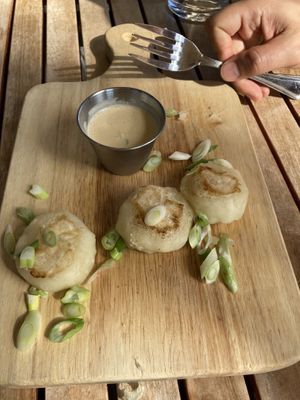 Yucca bites!  at Holi Vegan Kitchen in North Miami Beach