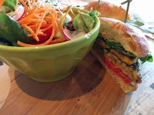 Chipotle tempeh at Holi Vegan Kitchen in North Miami Beach