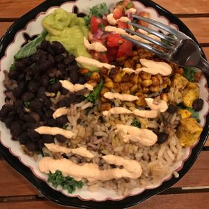 dinner  at Holi Vegan Kitchen in North Miami Beach