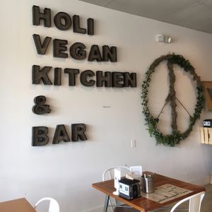 vegan eats & peace  at Holi Vegan Kitchen in North Miami Beach