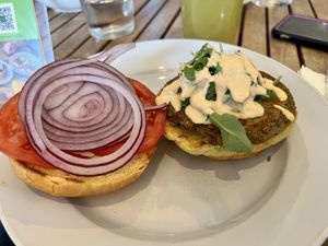   at Holi Vegan Kitchen in North Miami Beach