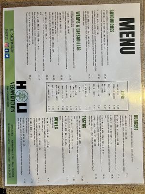   at Holi Vegan Kitchen in North Miami Beach