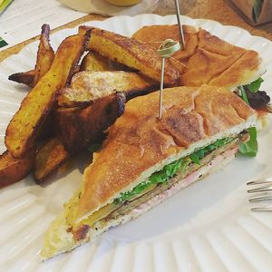 those potatoes are amazing.... at Holi Vegan Kitchen in North Miami Beach