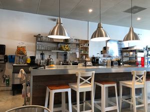 Bar and register at Holi Vegan Kitchen in North Miami Beach