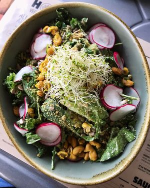 Caesar Salad - delicious  at Holi Vegan Kitchen in North Miami Beach