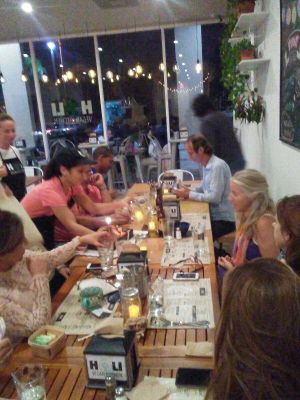 Nov 2016 chocolate birthday cake is here! at Holi Vegan Kitchen in North Miami Beach