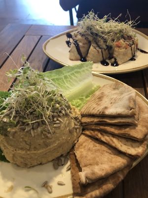 fire appetizers  at Holi Vegan Kitchen in North Miami Beach