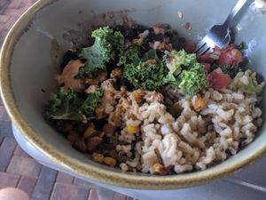 Tex Mex bowl at Holi Vegan Kitchen in North Miami Beach