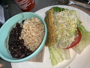 Raw sandwich! Yummy ! at Holi Vegan Kitchen in North Miami Beach