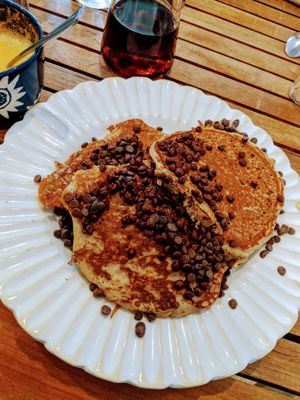 Pancakes at Holi Vegan Kitchen in North Miami Beach