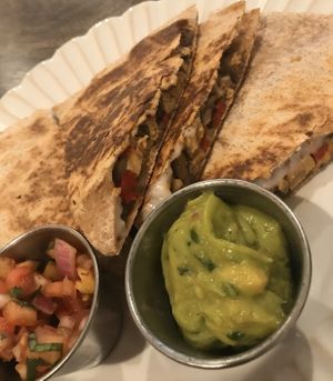 Quesadilla at Holi Vegan Kitchen in North Miami Beach