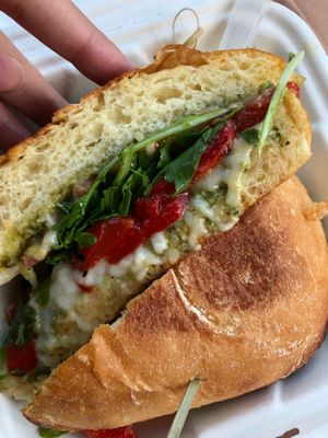 Forgot the name of this sandwich but was something with cheese at Holi Vegan Kitchen in North Miami Beach