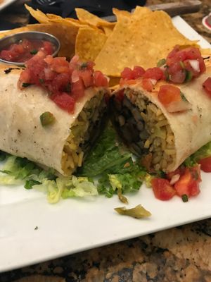 Garden Burrito at Ole Fire Grill  in Melbourne