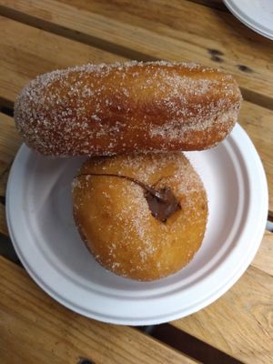Doughnuts at Wani Vegan Bakery in Rome