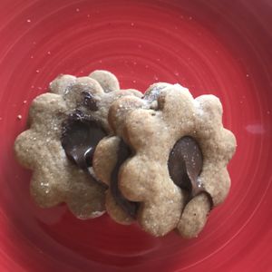 Biscuits with chocolate   at Wani Vegan Bakery in Rome