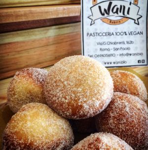 bombe ripiene  at Wani Vegan Bakery in Rome