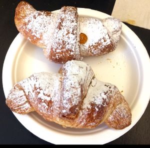 Croissants at Wani Vegan Bakery in Rome