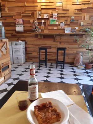 Dinner at Wani Vegan Bakery in Rome