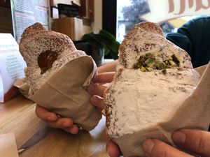 Cornetti at Wani Vegan Bakery in Rome