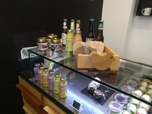 Drinks they sell at Wani Vegan Bakery in Rome