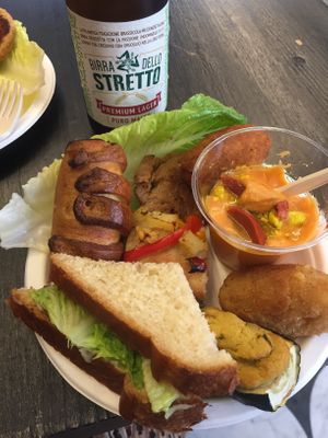 Aperitivo! at Wani Vegan Bakery in Rome