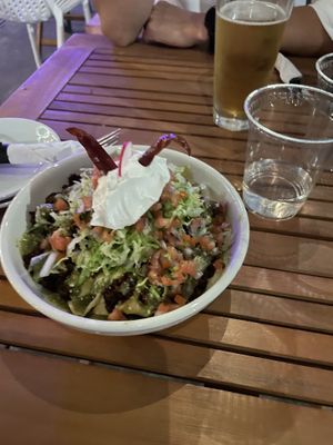 Nachos at Black Flamingo in Brooklyn