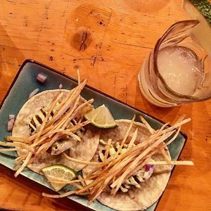 chorizo tacos   at Black Flamingo in Brooklyn