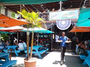  at Umbrellas Beach Bar in St Georges
