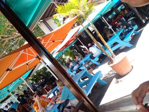  at Umbrellas Beach Bar in St Georges